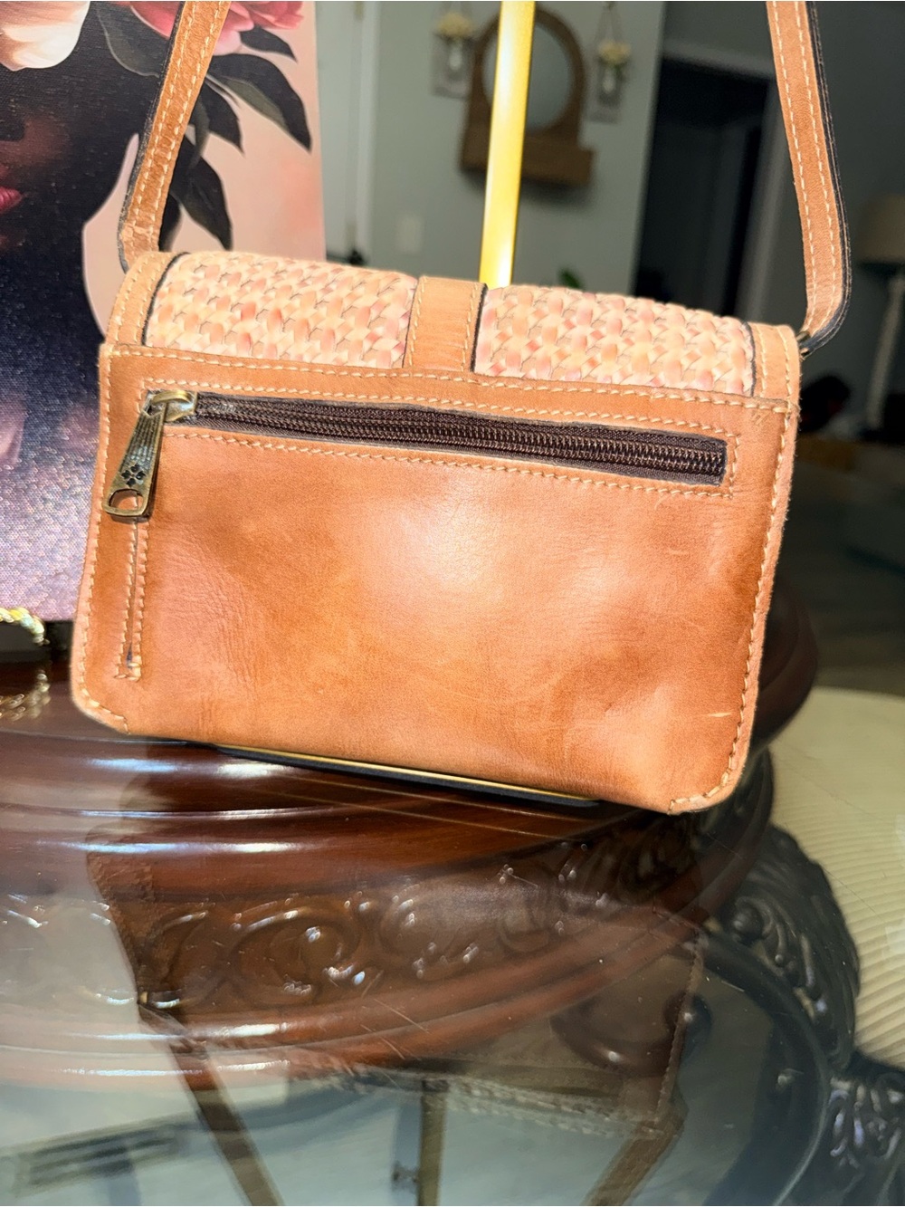 Patricia Nash Tan Woven Shoulder bag - Picture 8 of 8
